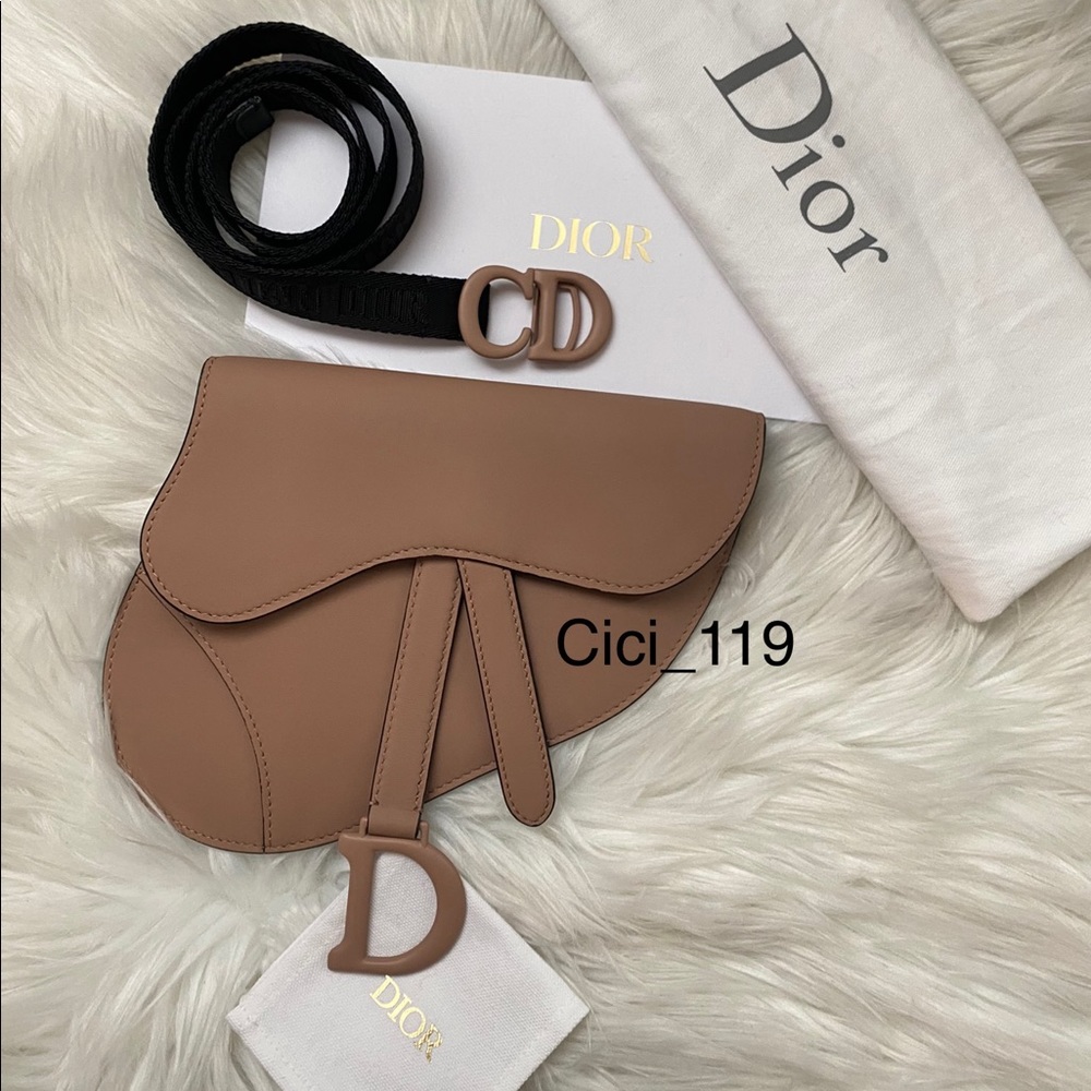 🤎 Dior Saddle Pouch Belt Bag Calfskin🤎